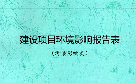 建设项目环境影响报告表